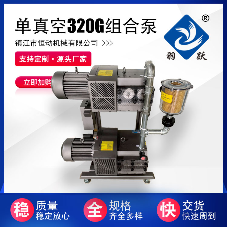 320G單級旋片式真空組合泵
